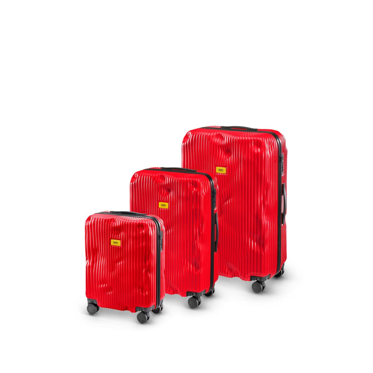 Crash Baggage STRIPE 登機行李箱 21" - 紅色