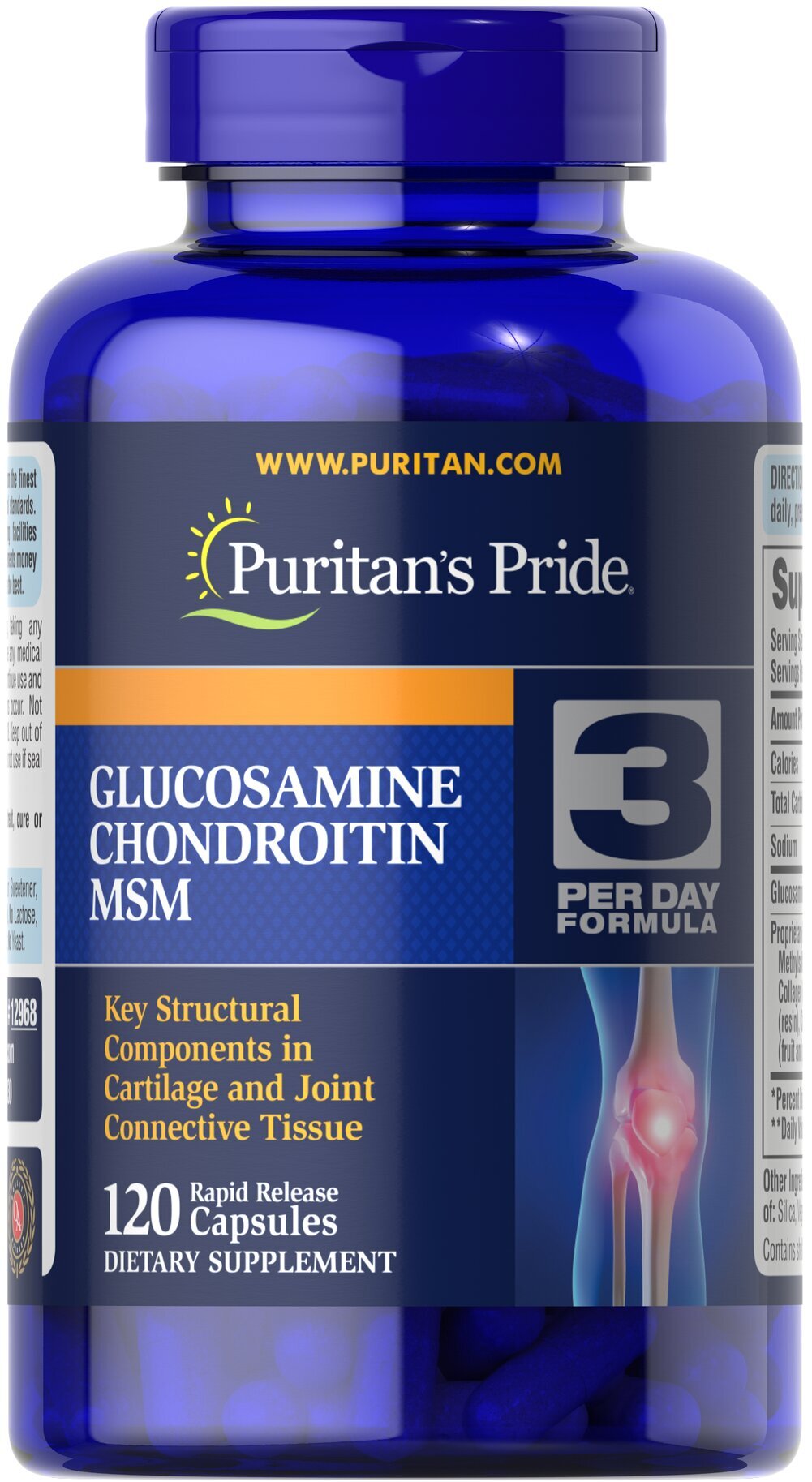 Double Strength Glucosamine, Chondroitin & MSM Joint Soother® (Capsule Form)120s