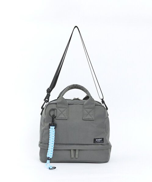 【Woven】Light Weight Water Repellent Boston Bag ATT0762 (Grey)