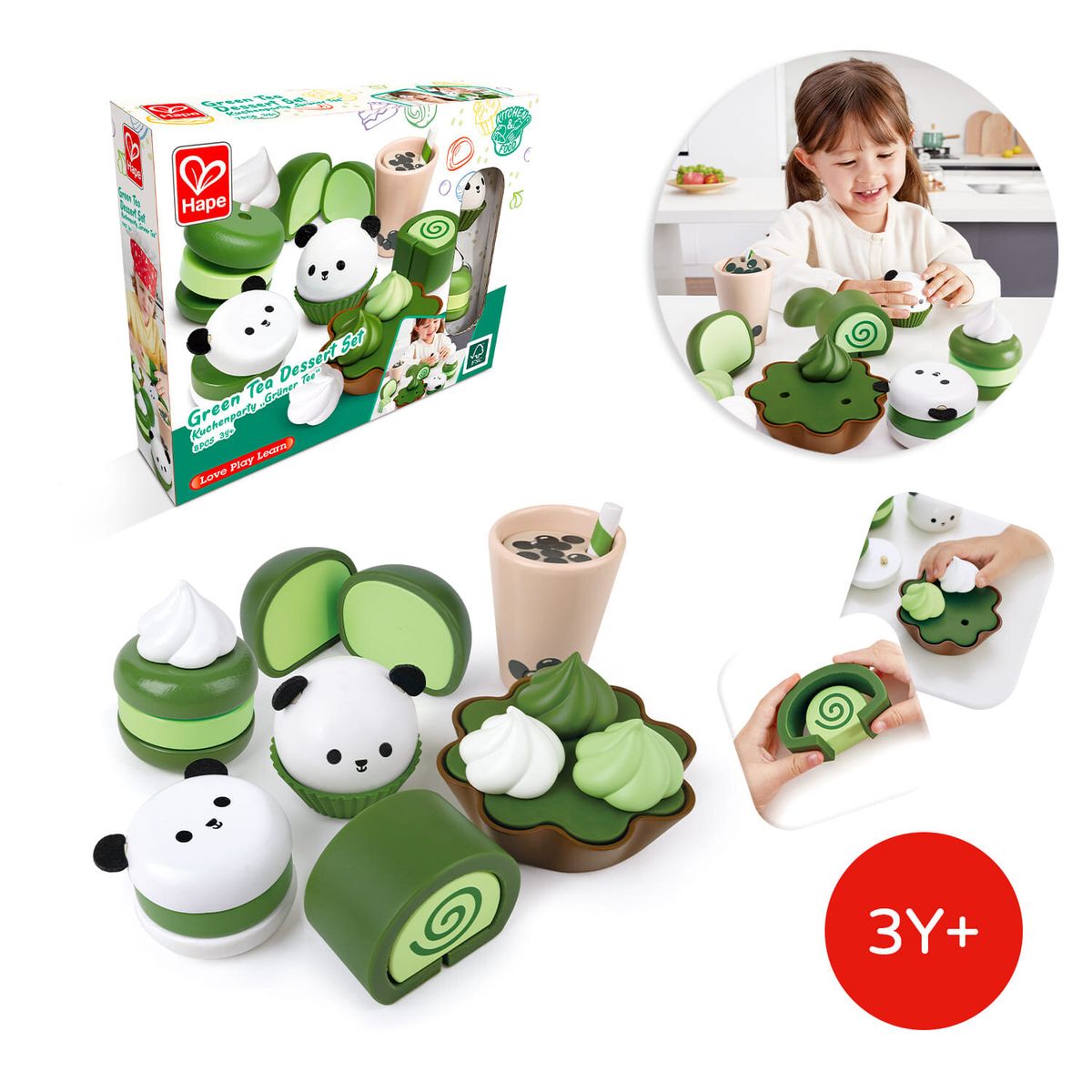 抹茶甜品 | 廚房玩具 | 煮飯仔 | E3195