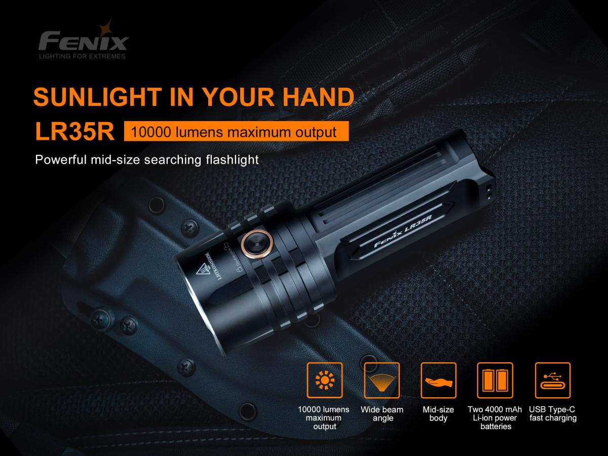 Hong Kong Agent Guarantee - LR35R USB Charging 10000 Lumens LED Torch