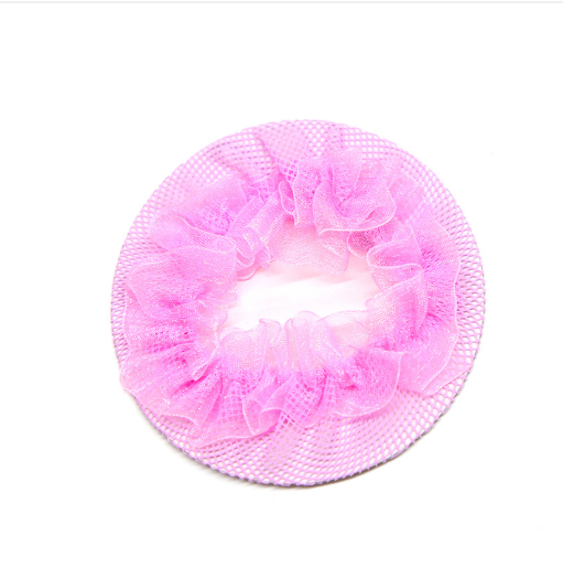 兒童花邊頭飾隱形網套（粉色（1個裝））#S143018071