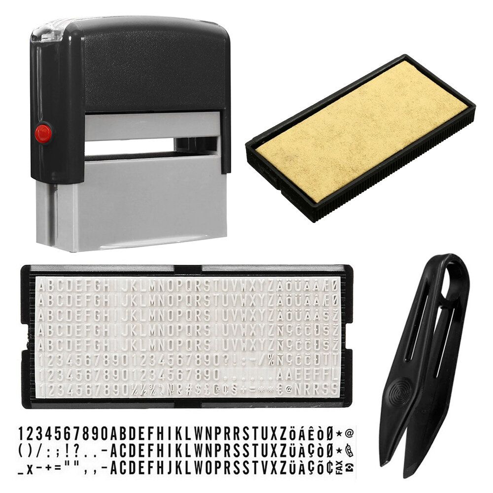 DIY stamp word grain stamp platter stamp set movable type