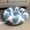 Plush Round Pet Sleeping Nest Bed-Black