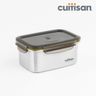 Signature 1010ml Stainless Microwave-safe Container Rectangle No.6 (Made in Korea)