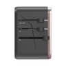 70W GaN 快充通用旅行轉插 5 Port (3C2A) PD 1-World 全球旅行通用萬用 快充充電插座 轉換插頭 旅行充電器 - 鈦色 (UA8AUKE)