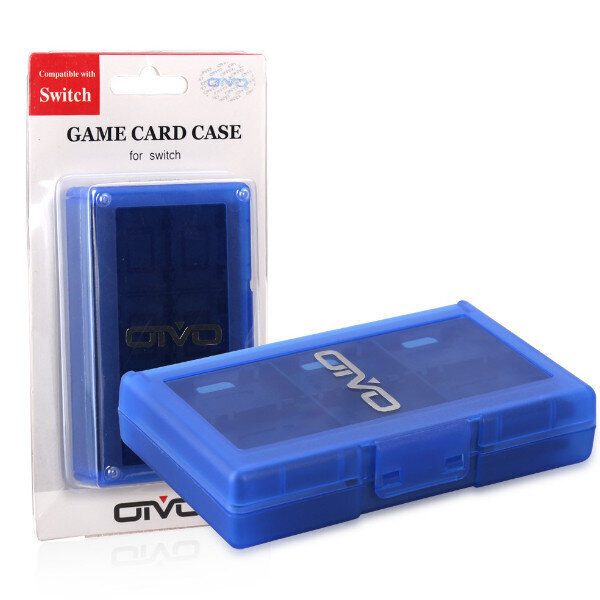 OIVO 兼容Switch遊戲卡收納盒（藍色）