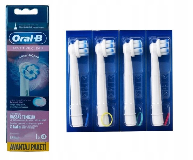 (4 Pcs) EB60-4 Brush Head (Ultrathin) - parallel import