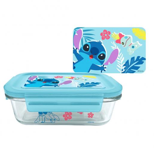 Wholesale Lilo & Stitch Lunch box with cutlery - You are Magical