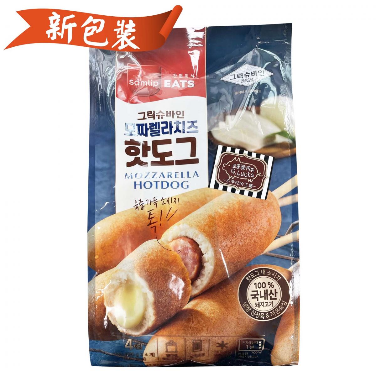 Glucks Schwein 韓國莫薩里拉芝士熱狗320克