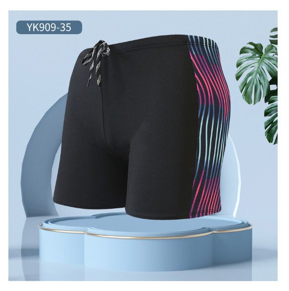 成人平角寬鬆保守泳褲【L-2XL碼】【YK909-35】(下單後聯絡客服確認發貨尺碼) #H161023618