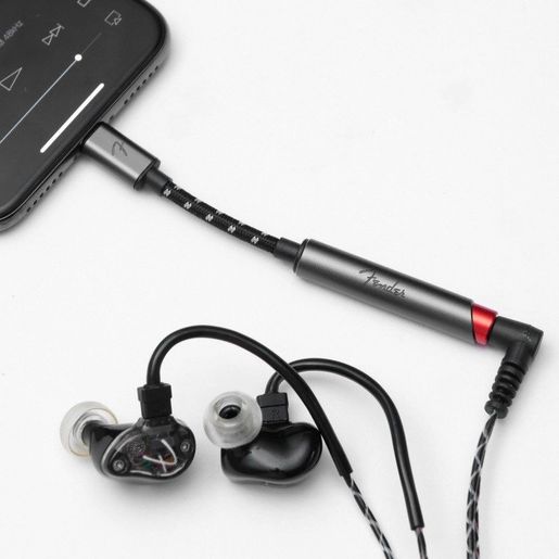 Fender BLACK Nine 1 Earphone Ae1i Lightning to 3.5mm