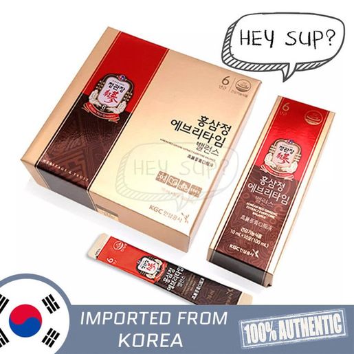 正官庄| 正官庄高麗蔘膏口服液高麗蔘精Ginseng Extract Everytime Balance (10ml x 30包) |  HKTVmall 香港最大網購平台