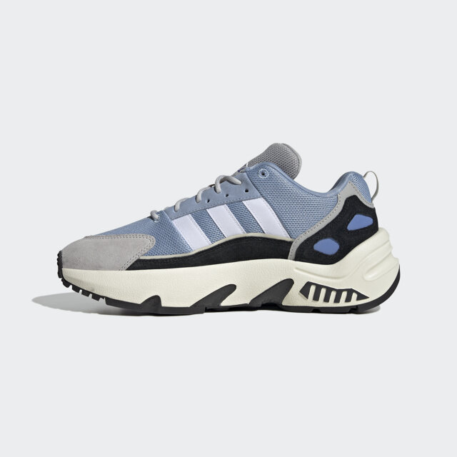 adidas | 成人男子ZX 22 BOOST 跑步鞋運動鞋波鞋| 顏色: 藍色| 尺碼 