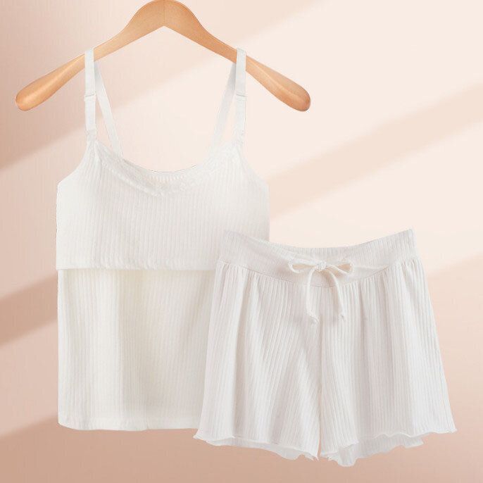 孕婦哺乳式內衣套裝（吊帶款）(M-2XL碼)【下單後請聯絡客服確認發貨尺碼及顏色】
