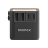 70W GaN 快充通用旅行轉插 5 Port (3C2A) PD 1-World 全球旅行通用萬用 快充充電插座 轉換插頭 旅行充電器 - 鈦色 (UA8AUKE)
