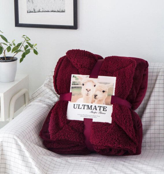 四季款毛毯顏色【魅力紅】尺寸180x200cm【重1.7kg】