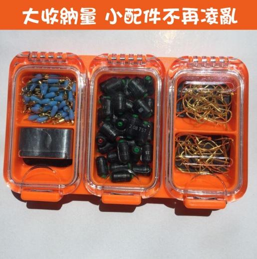 A1, (4 Magnetic Compartments) Fishing Tackle Accessory Box, Magnetic Fish  Hook Box, Small Fishing Gear Component Box, Rock Fishing Parts Box, Sealed  Waterproof Case