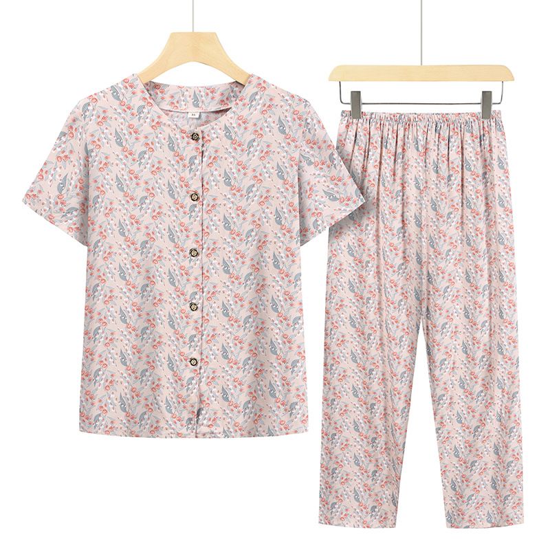 老年人短袖套裝( XL-4XL碼 18號色）【下單後請聯絡客服確認發貨尺碼】F001099051
