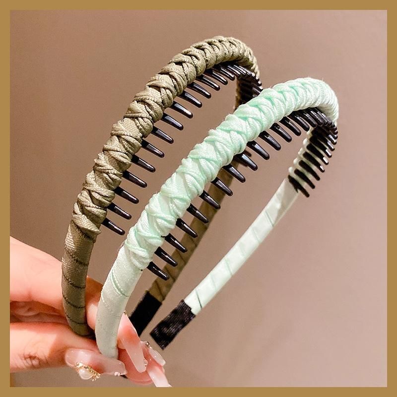 兒童防滑帶齒髮箍頭箍頭飾髮飾(4#髮箍組合2個裝)