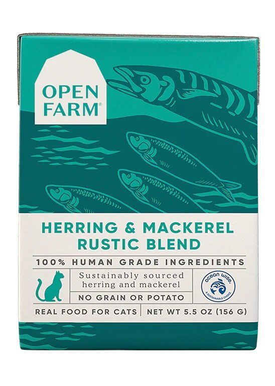 Herring & Mackerel Rustic Blend Cat Wet Food (5.5oz) 12396