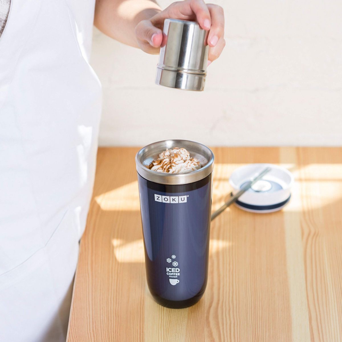 ZOKU Instant Iced Coffee Maker 325ml Purple Color Purple