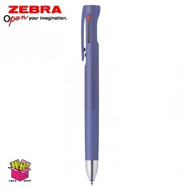 ZEBRA BLEN Low Center of Gravity Anti-Shock Tricolor Ballpoint Pen 0.5mm- Dark Blue (B3AS88-BIZ-DB)