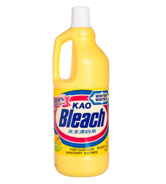 Kao (Lemon Scent) (1500ml) Kao Bleach (99.9 Kill Bacteria) for Daily