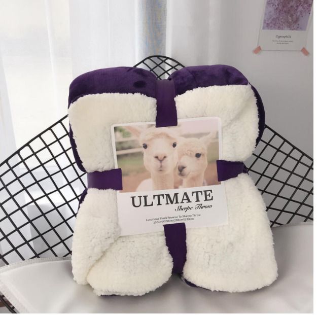 四季款毛毯顏色【瑪瑙紫】尺寸120×200cm【重1.2KG】