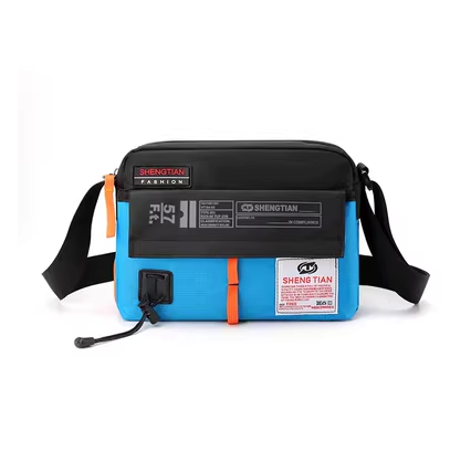 男女同款斜挎包包 ins工裝風單肩包 休閒戶外運動挎包【藍色】#H143028939