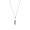 Göessele: rhodium plating, rhinestone, faux pearl, pendant necklace