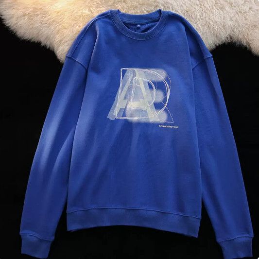 青少年圓領衛衣【藍色】尺碼【S-3XL】【下單後聯絡客服確認發貨尺碼】#F334001825