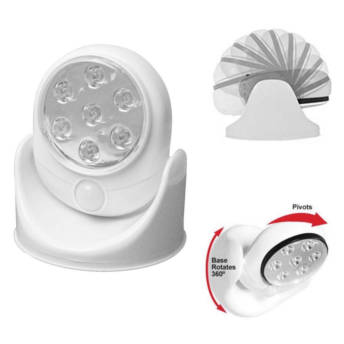 7 LED 無線室內感應燈（白色）