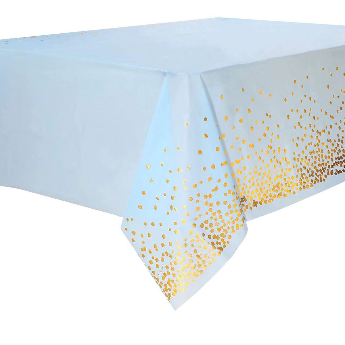 [Blue]Dot hot stamping disposable tablecloth party birthday birthday party party arrangement