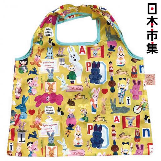 日本市集| 日本Ecoute! Marini M 可愛兔子時尚百變收納環保購物袋(204