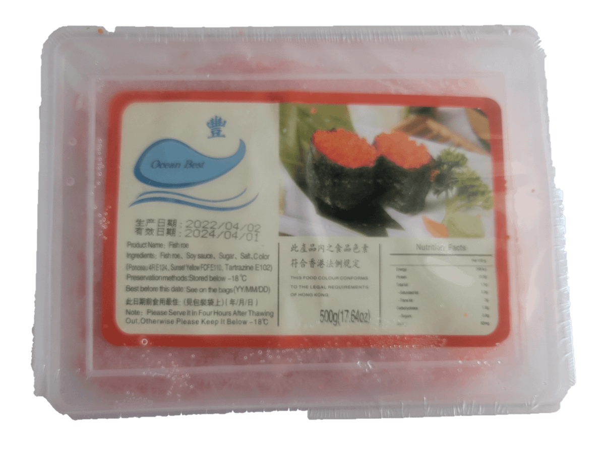 日式蟹籽(多春魚子+鯡魚子) (急凍-18°C)
