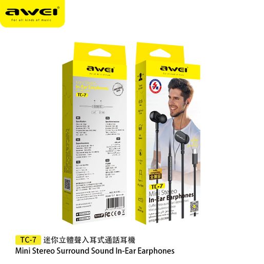 Awei type c discount earphones