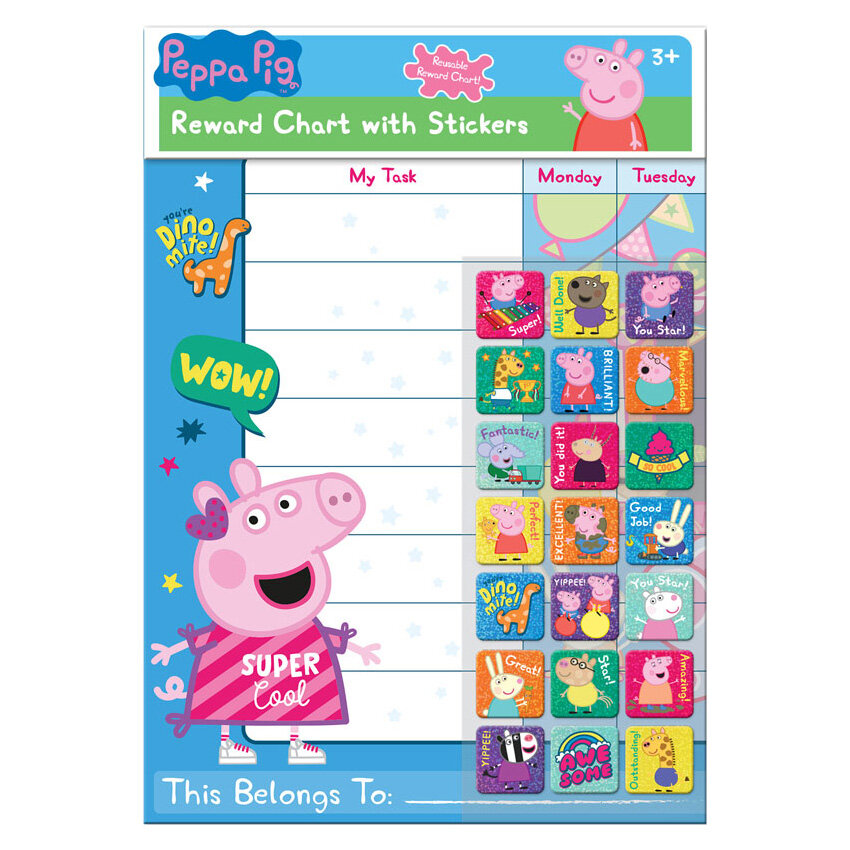 Peppa Pig 獎勵貼紙表 (平行進口)