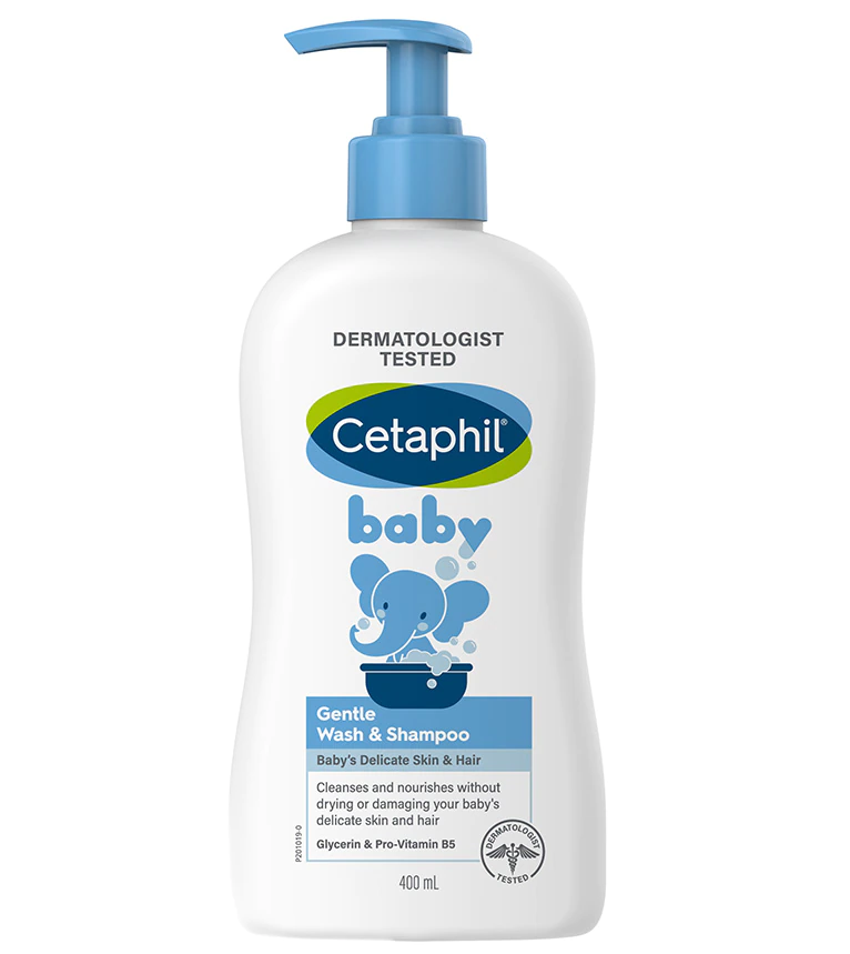 Cetaphil 嬰兒溫和潔膚及洗髮露 含甘油及泛醇 (維他命B5) 400ml (新舊包裝隨機發貨)