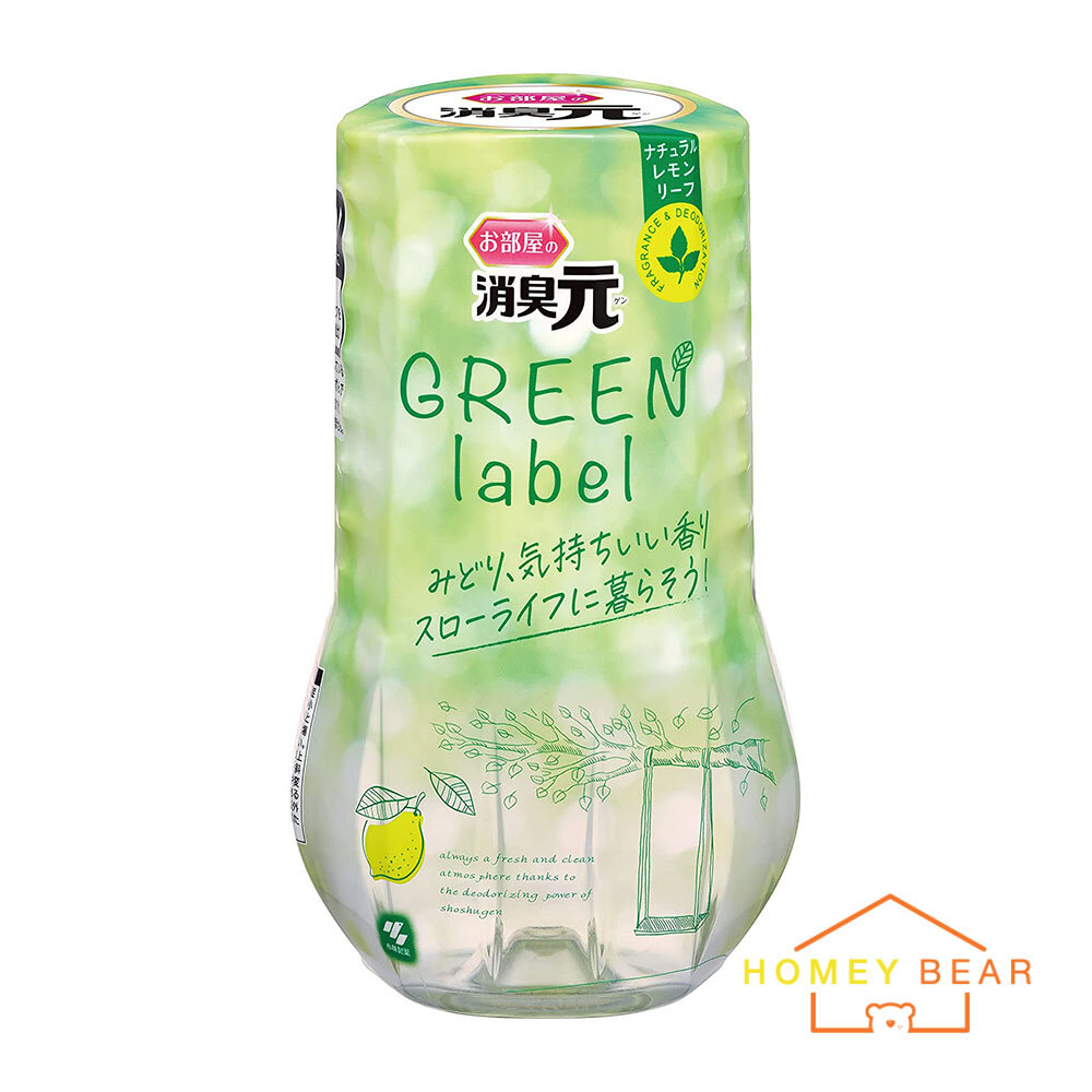 Shoshu Gen Green Label Room Deodorant 400ml - Natural Lemon Leaf (Parallel Import)