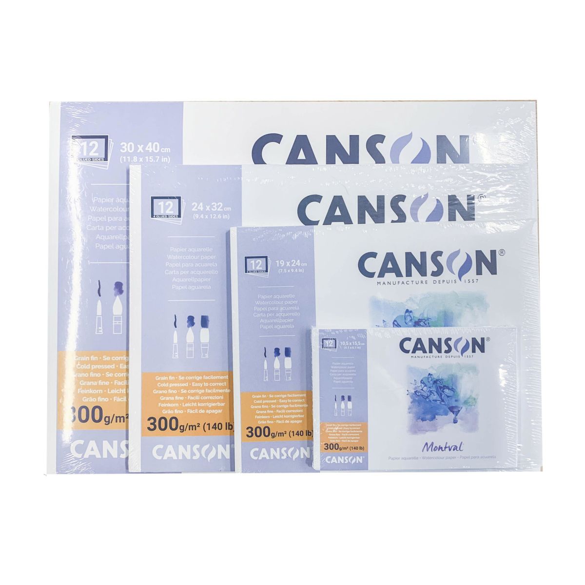 夢法蘭300g 19x24cm水彩畫簿