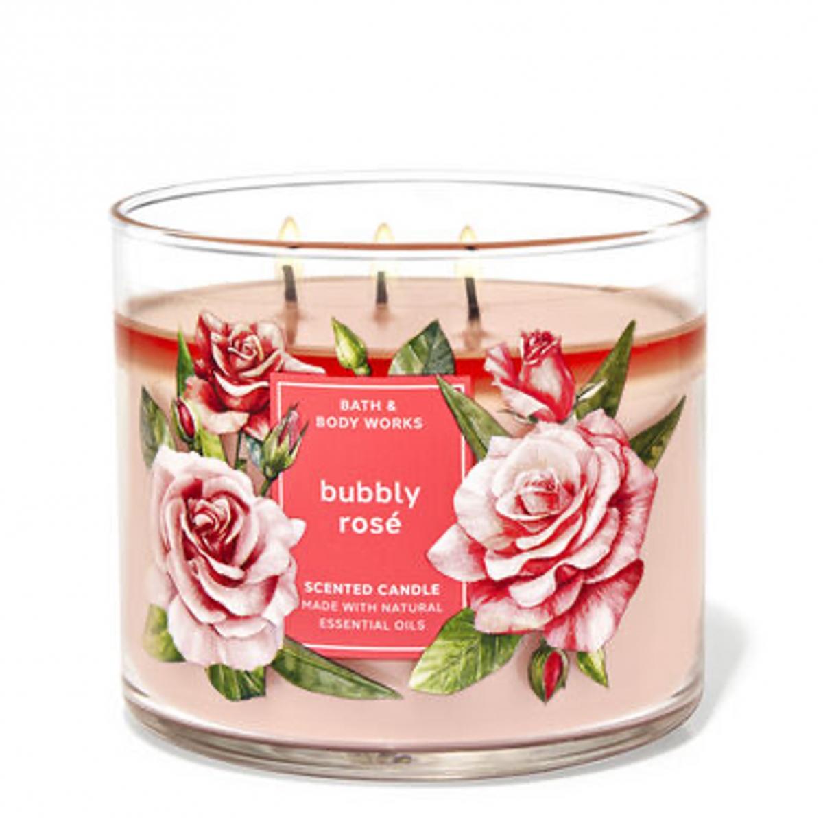 BUBBLY ROSÉ 3-Wick Candle 14.5oz / 411g (Parallel Imported Goods)