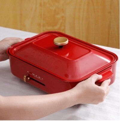 BRUNO | BOE021-RD 1200W Compact Hot Plate - Red | Color : Red