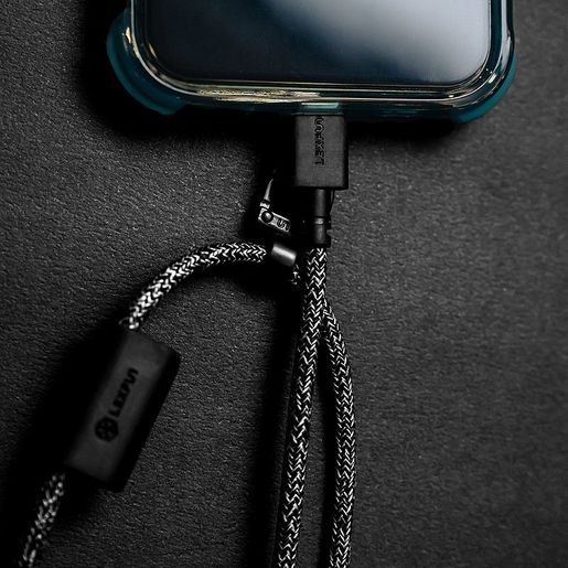 全城熱賣, LEXFUN Power Sling Adjustable Charging Cable Phone Strap [USB-C to  Lightning] - Black, Color : Black