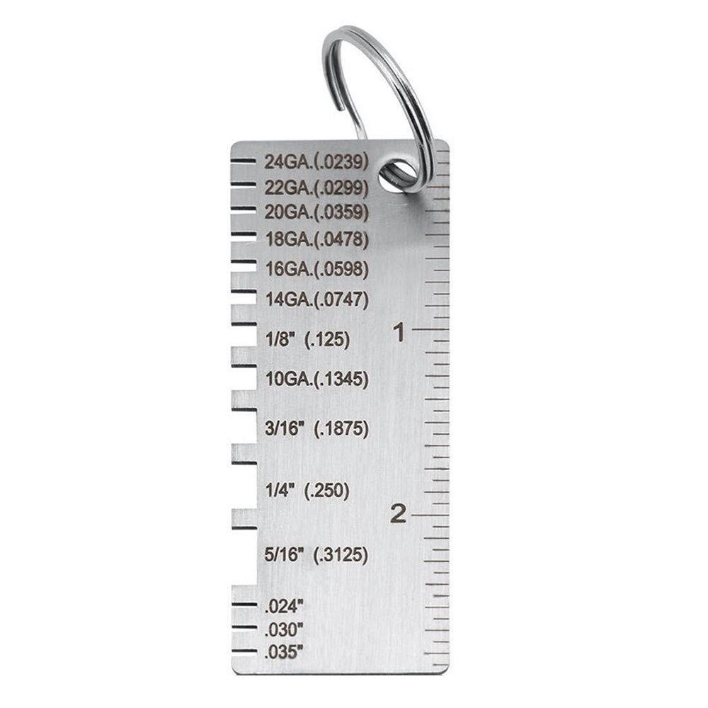 長方形 焊縫檢驗尺 測厚尺 焊縫檢驗量規 焊縫測量工具