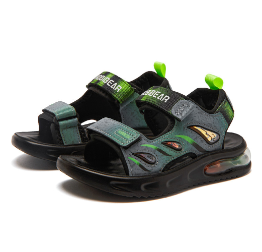 涼鞋(GU7963黑綠)(尺碼28-39碼)(下單後聯絡客服確認發貨尺碼)