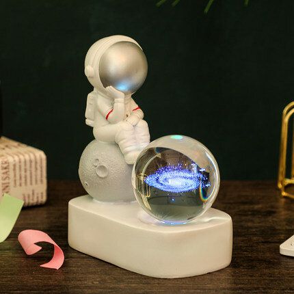 Astronaut Crystal Ball Light (Galaxy) KP002｜Table Light｜Space｜Decoration Light｜Night Light｜Lamp