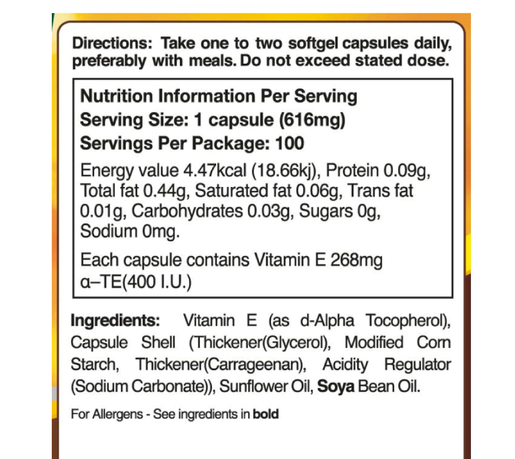 Holland Barrett 天然維他命e 400iu 100粒 平行進口 Hktvmall 香港最大網購平台