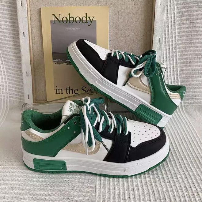 運動板鞋（綠色 35-40碼）(下單後聯絡客服確認發貨尺碼)#F111050759