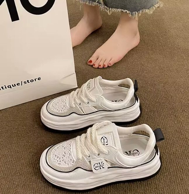 休閒運動鞋（白色 35-40碼）(下單後聯絡客服確認發貨尺碼)#F111050766